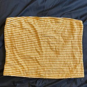 american eagle yellow tube top
